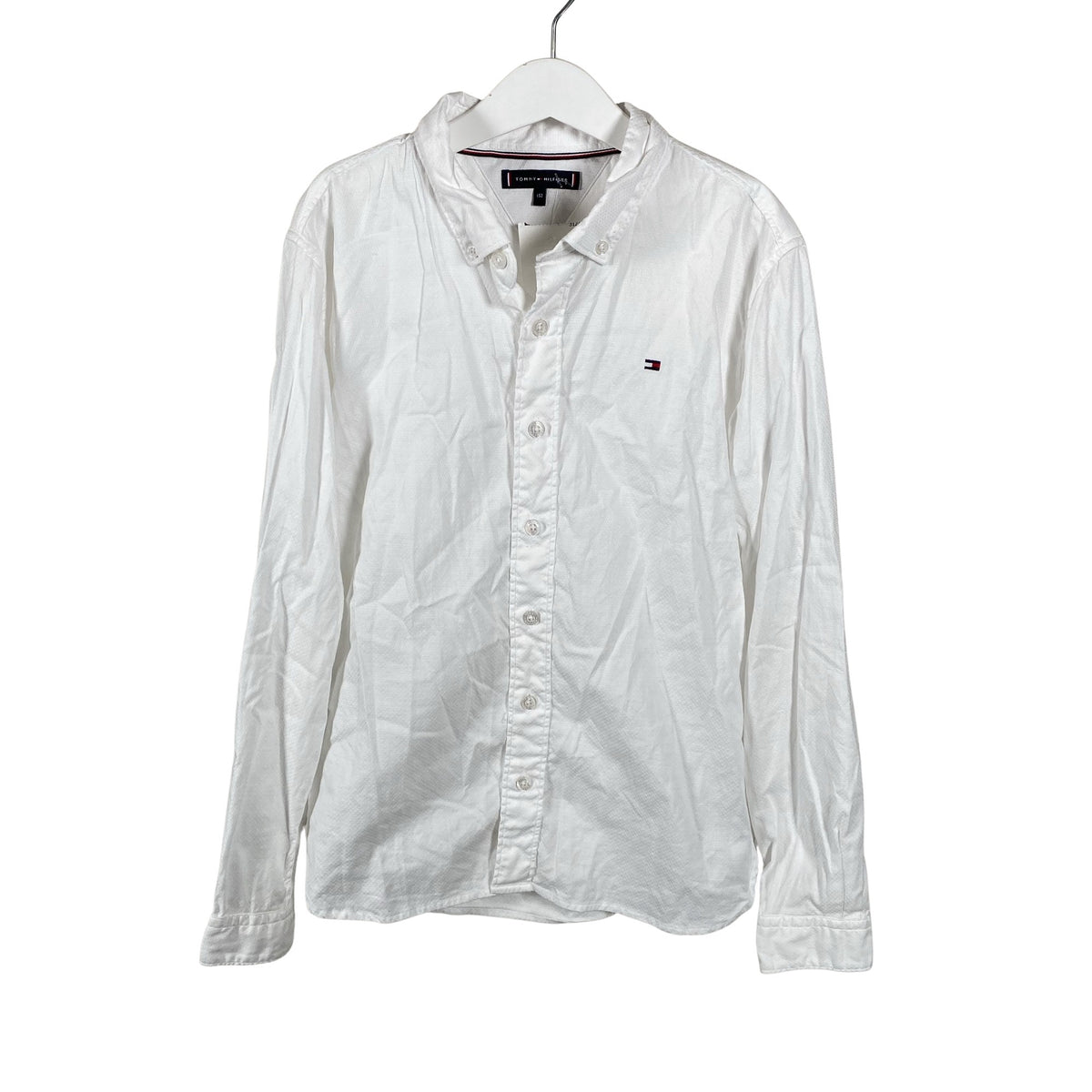 Unisex Tommy Hilfiger - Collared shirt, size 146 - 152 - White (1)