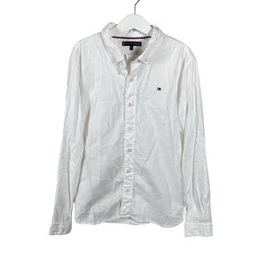 Unisex Tommy Hilfiger - Collared shirt, size 146 - 152 - White (1)