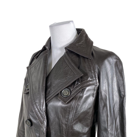 Unisex Tiger of Sweden - Leather jacket, size 38 - Brown (2)