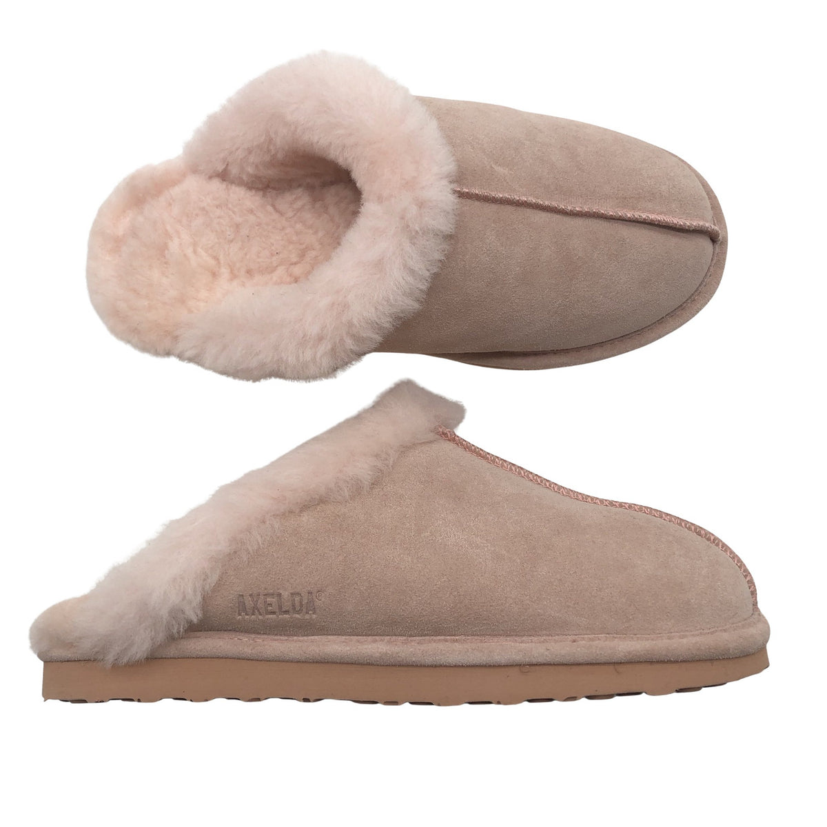 Unisex Axelda - Indoor slippers, size 42 - Light pink (1)