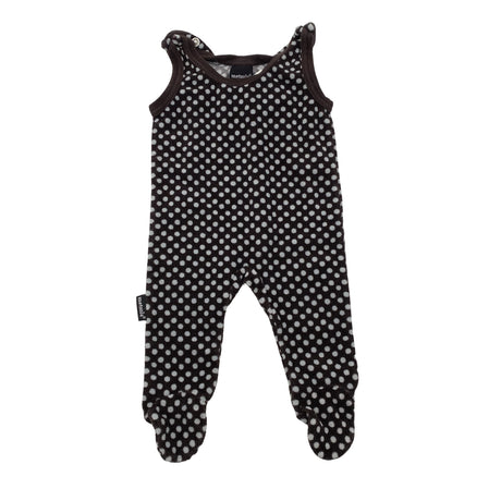 Unisex Metsola - Sleeveless romper, size 56 - 62 - Brown ()