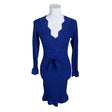 Unisex Mama Licious - Knit dress, size 36 - Blue ()