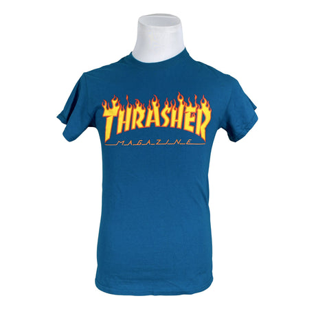 Unisex Thrasher - T-shirt, size Ei kokoa - Blue ()