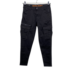 Unisex Jack & Jones - Cargo pants, size W28 - Black (1)