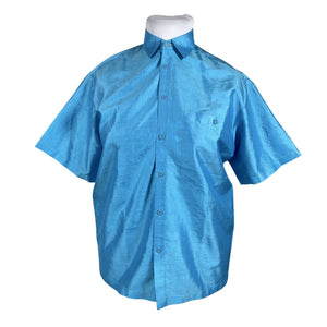 Unisex Handmade - Collared shirt, size 42 - Blue (1)