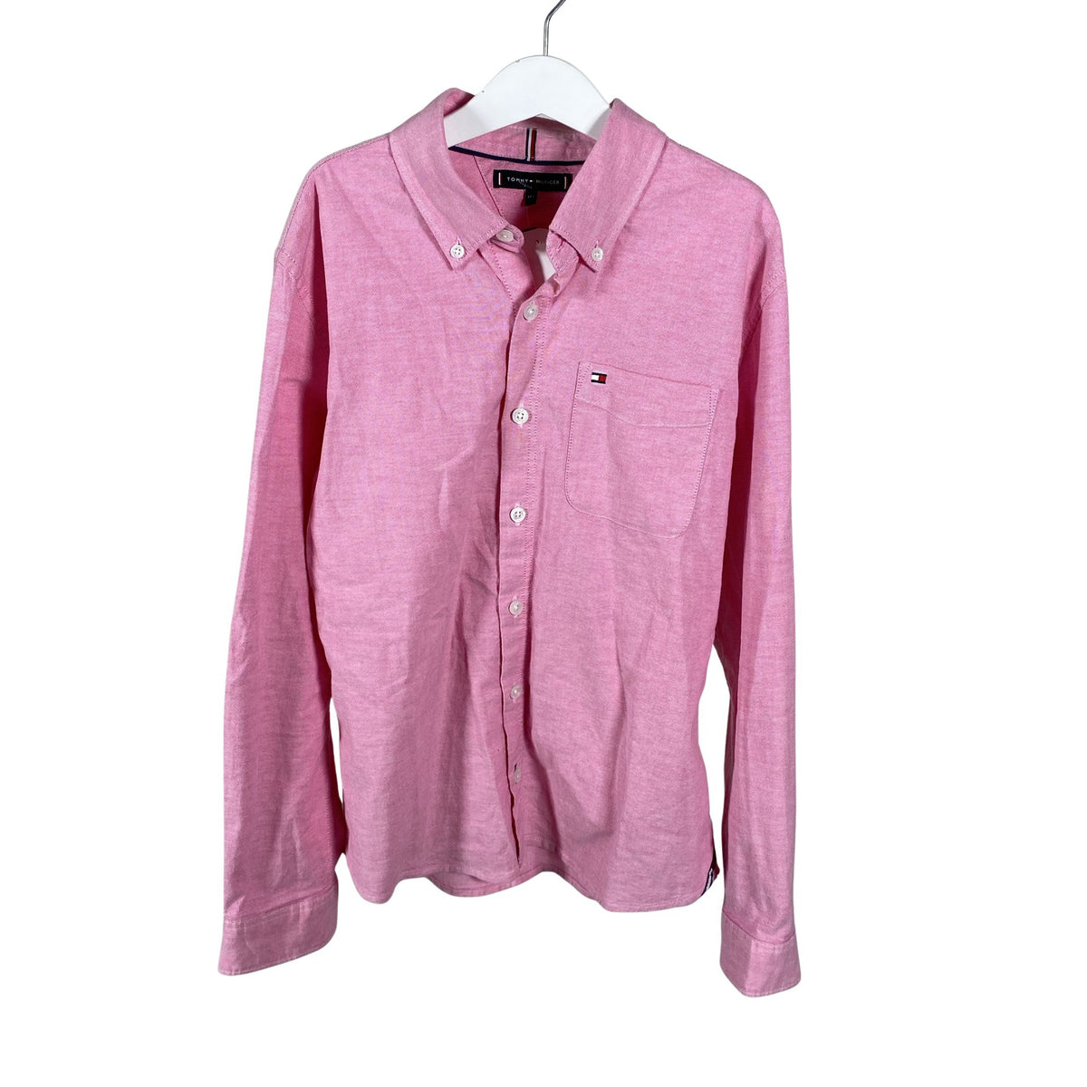 Unisex Tommy Hilfiger - Collared shirt, size 146 - 152 - Light pink (1)