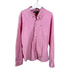 Unisex Tommy Hilfiger - Collared shirt, size 146 - 152 - Light pink (1)