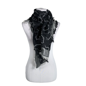 Unisex MaxMara - Scarf, size Maxi - Gray (1)