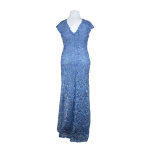 Unisex Tadashi Shoji - Evening dress, size 42 - Light blue (3)
