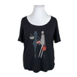 Unisex Anna Aura - T-shirt, size 46 - Black ()