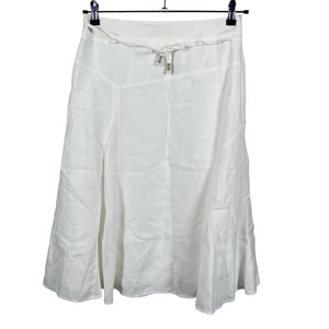Unisex Gerry Weber - Fabric skirt, size 38 - White (1)