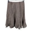 Unisex Puro Lino - Fabric skirt, size 38 - Brown ()