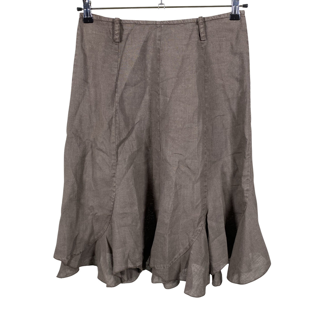 Unisex Puro Lino - Fabric skirt, size 38 - Brown (1)