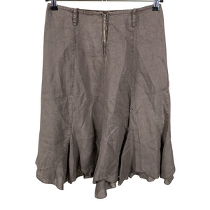 Unisex Puro Lino - Fabric skirt, size 38 - Brown (2)