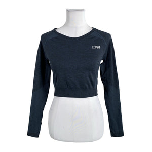 Unisex ICIW – Icaniwill - Sports shirt, long sleeve, size 38 - Blue (1)