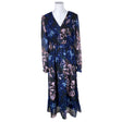 Unisex Rue de Femme - Schiffon dress, size 40 - Blue ()