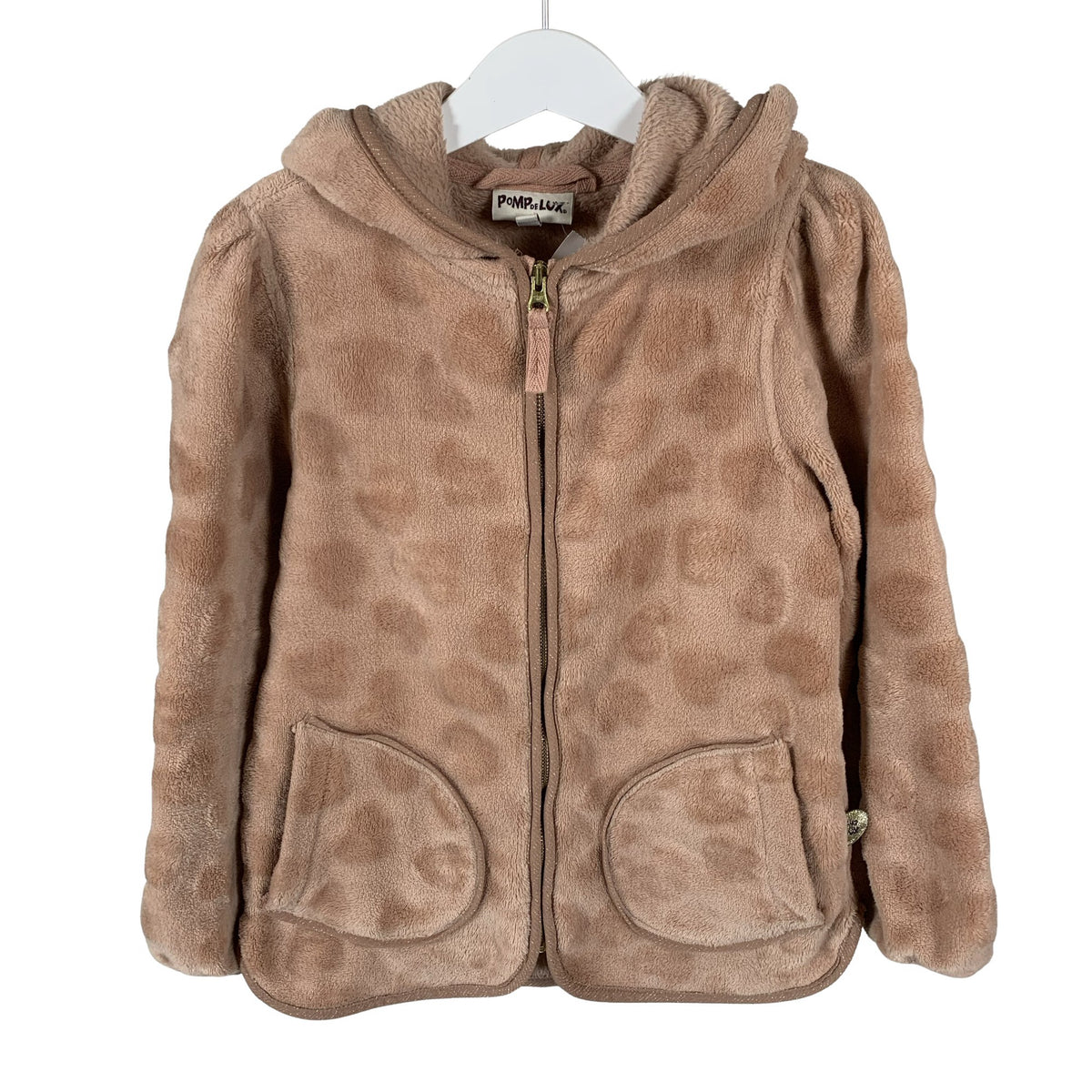 Unisex POMPdeLUX - Hoodie, size 122 - 128 - Brown (1)