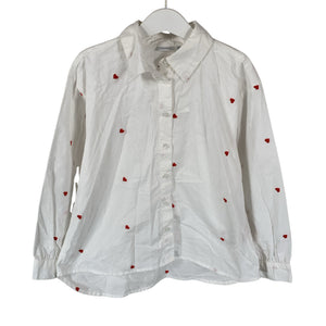 Unisex Name It - Collared shirt, size 122 - 128 - White (1)
