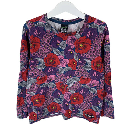 Unisex Villervalla - Tricot shirt, size 122 - 128 - Violet ()