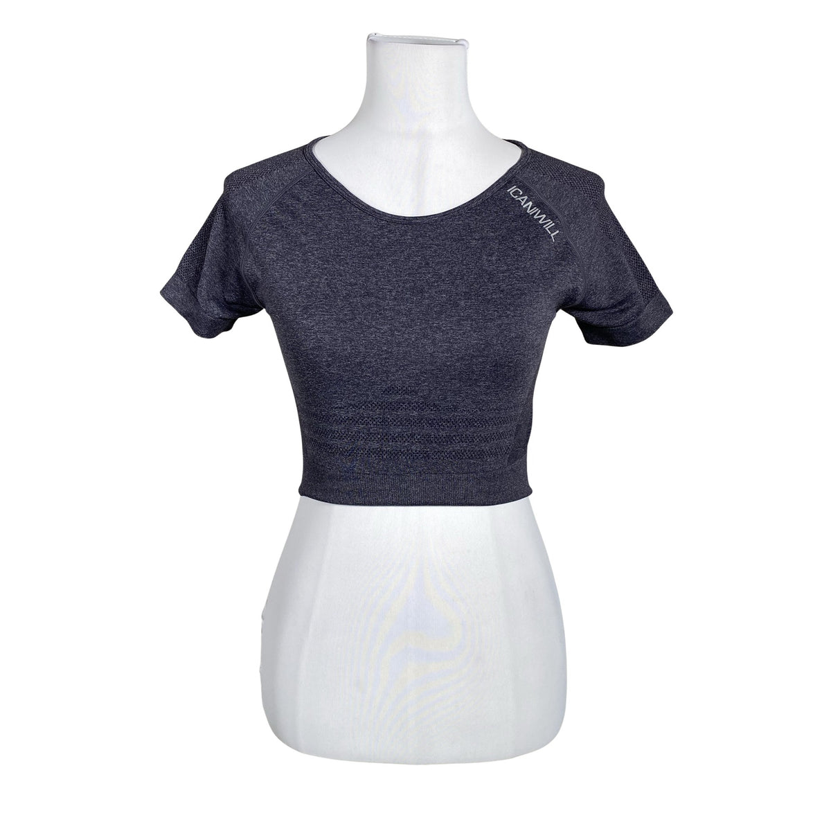 Unisex ICIW – Icaniwill - Sports shirt, short sleeve, size 36 - Gray (1)