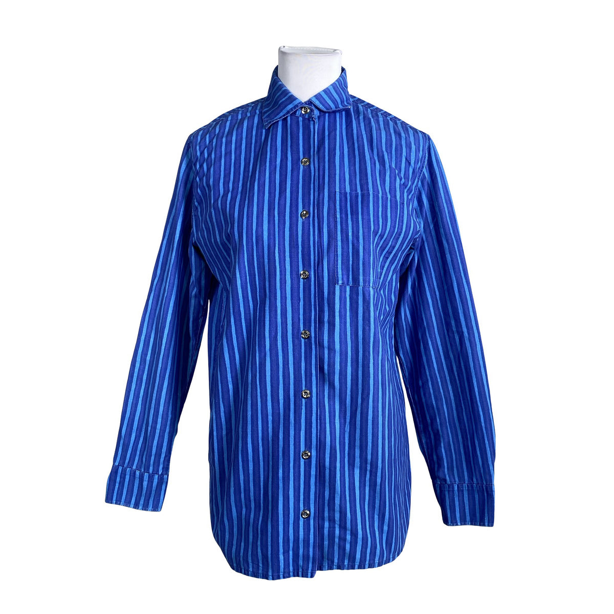 Unisex Marimekko - Collared shirt, size 40 - Blue (1)