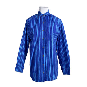 Unisex Marimekko - Collared shirt, size 40 - Blue (1)