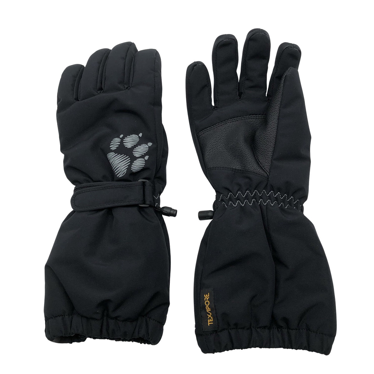 Unisex Jack Wolfskin - Winter gloves, size 146 - 152 - Black (1)