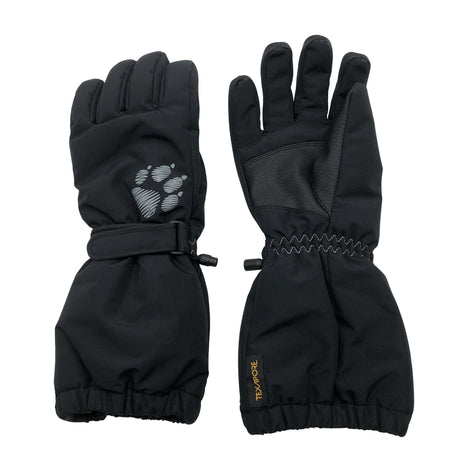 Unisex Jack Wolfskin - Winter gloves, size 146 - 152 - Black ()