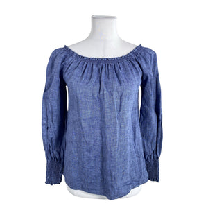 Unisex Bypias - Blouse, size 34 - Blue (1)