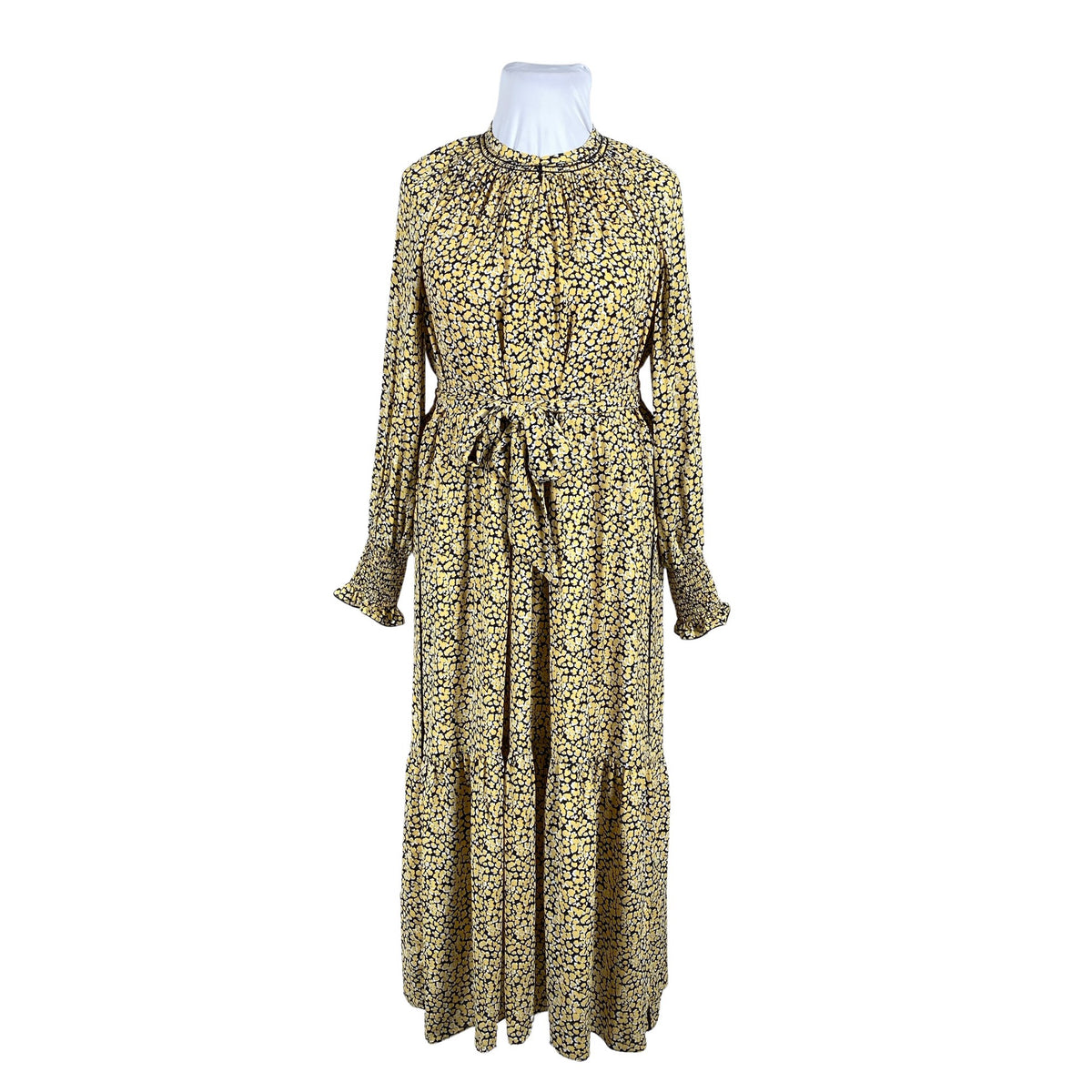 Unisex ME+EM - Schiffon dress, size 44 - Yellow (1)