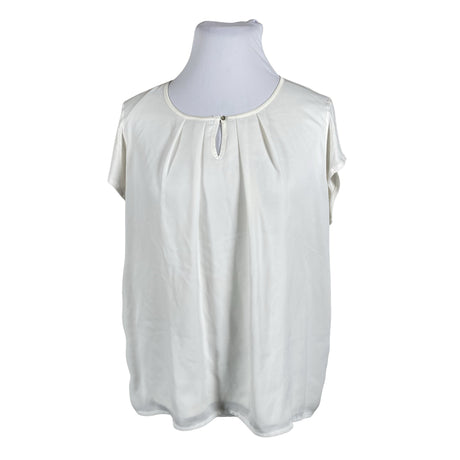 Unisex More&More - Short-sleeved blouse, size 44 - White ()