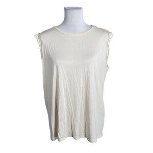 Unisex Soyaconcept - Tricot tank top, size 40 - Beige (1)