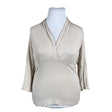 Unisex Repeat - Tricot shirt, size 46 - Beige ()