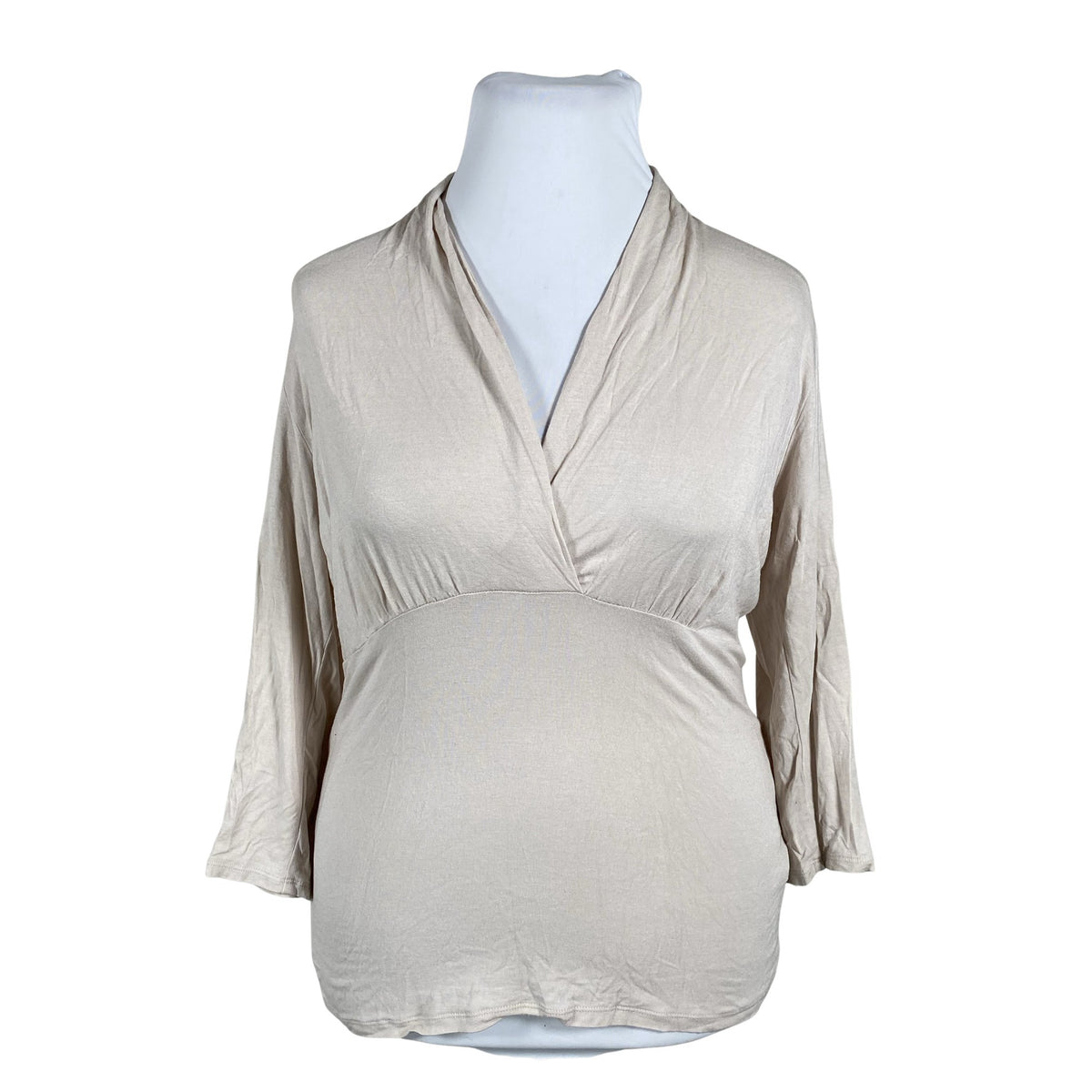 Unisex Repeat - Tricot shirt, size 46 - Beige (1)