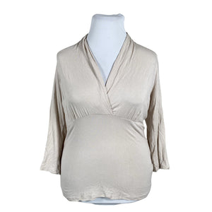 Unisex Repeat - Tricot shirt, size 46 - Beige (1)
