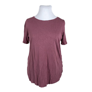 Unisex Lindex - T-shirt, size 44 - Wine red (1)
