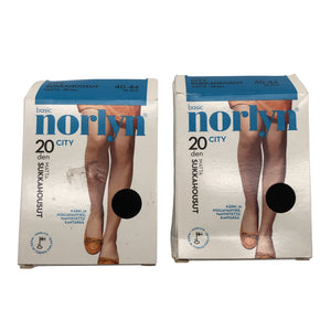 Unisex Norlyn - Stockings, thin, size 39 - Black (1)