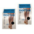 Unisex Norlyn - Stockings, thin, size 39 - Black ()