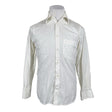 Unisex Petrifun - Collared shirt, size M - White ()
