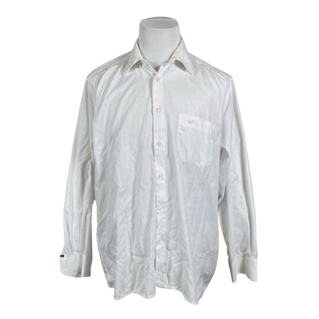 Unisex Tiklas - Collared shirt, size XL - White ()