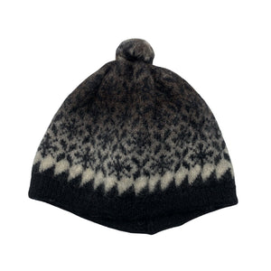 Unisex Handmade - Winter beanie, size 50 - 52 cm - Black (1)