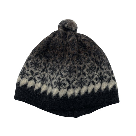Unisex Handmade - Winter beanie, size 50 - 52 cm - Black ()