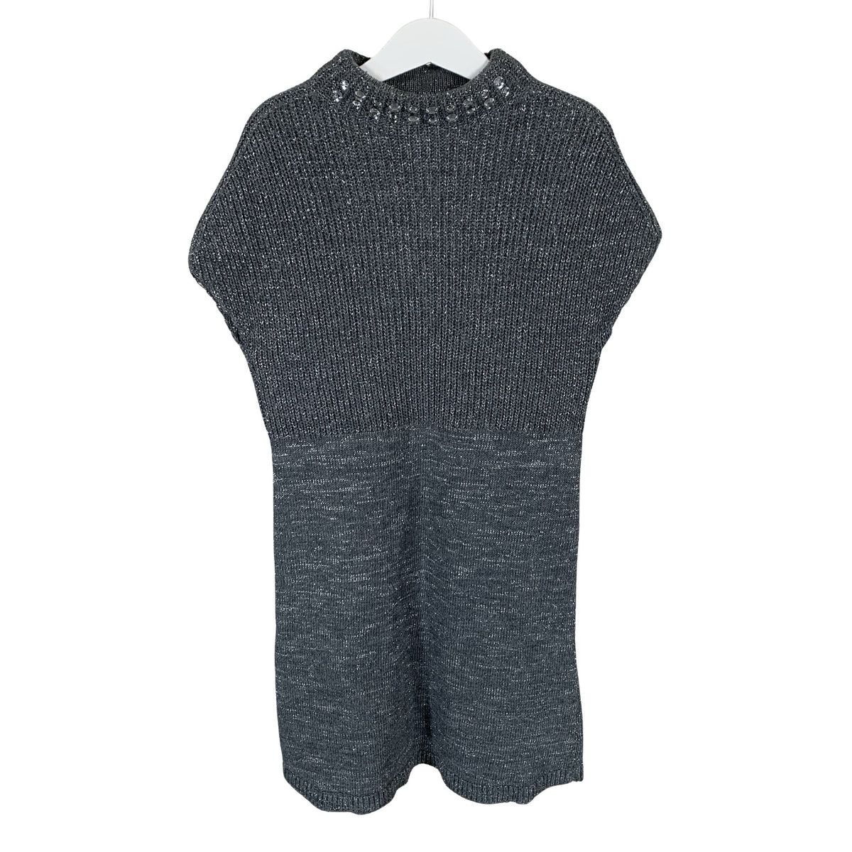 Unisex Benetton - Knit dress, size 140 - 146 - Gray (1)