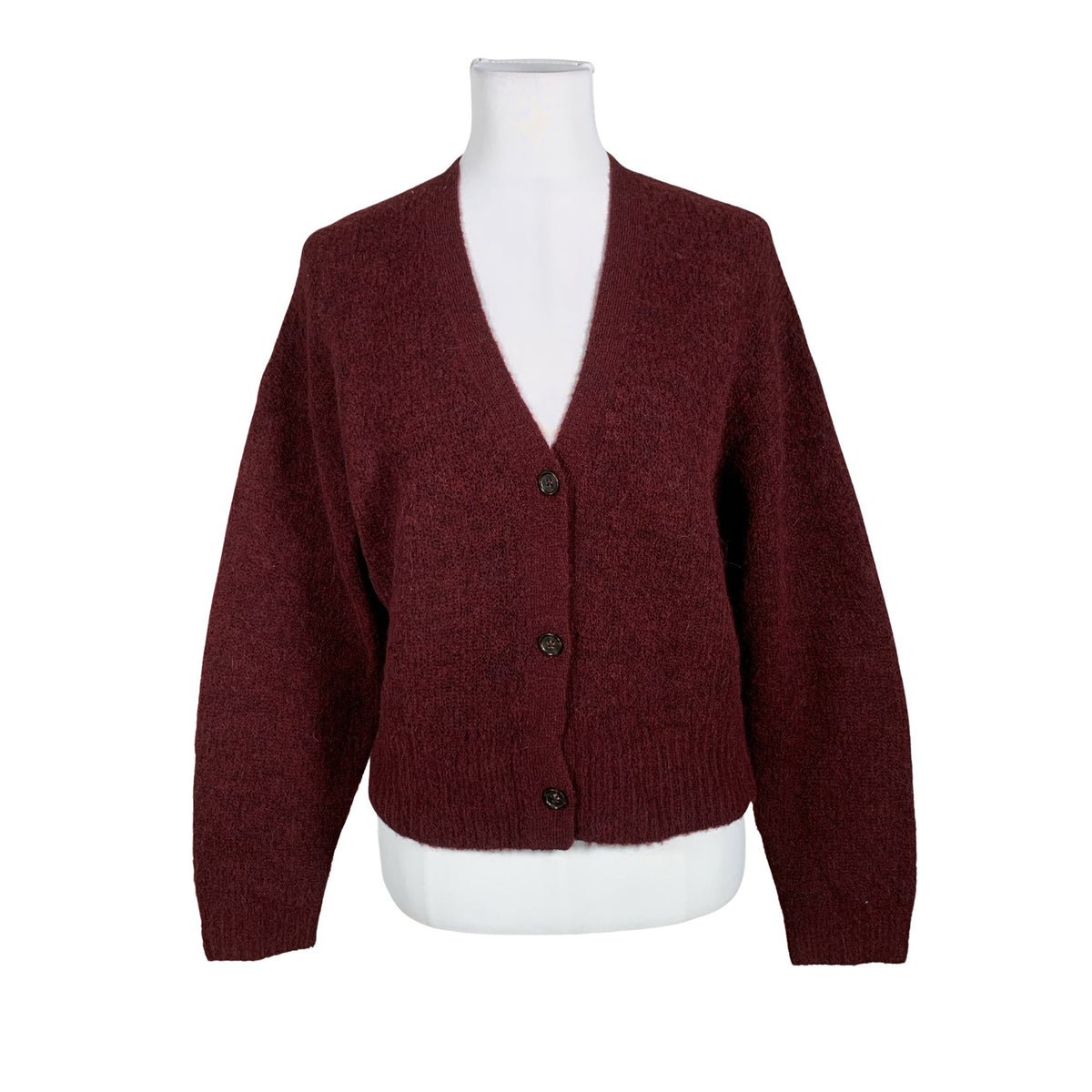 Unisex Marc O'Polo - Cardigan, size 36 - Wine red (1)