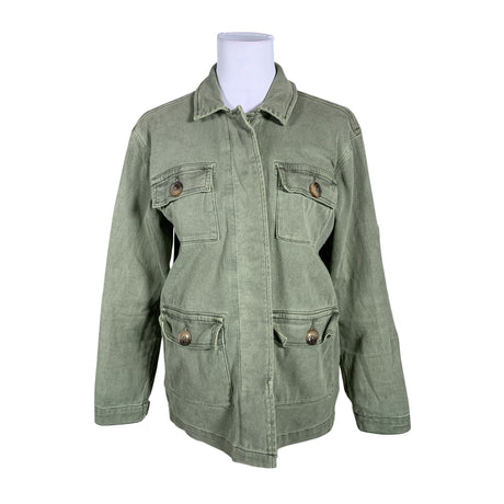 Unisex My Essential Wardrobe - Denim jacket, size 36 - Green ()