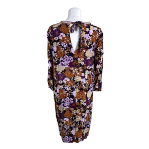 Unisex Rue de Femme - Schiffon dress, size 40 - Violet (2)