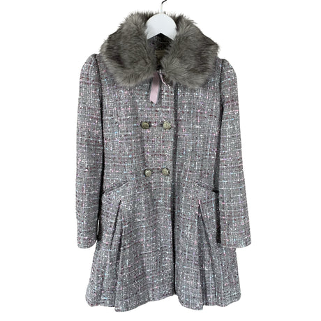 Unisex Monsoon - Wool coat, size 152 - 158 - Gray ()