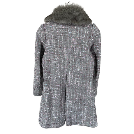 Unisex Monsoon - Wool coat, size 152 - 158 - Gray (2)
