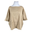 Unisex London Fog - Short-sleeved blouse, size 46 - Beige ()