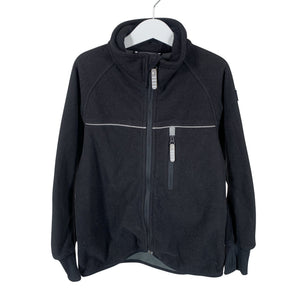 Unisex Polarn O. Pyret - Windfleece jacket, size 128 - 134 - Black (1)